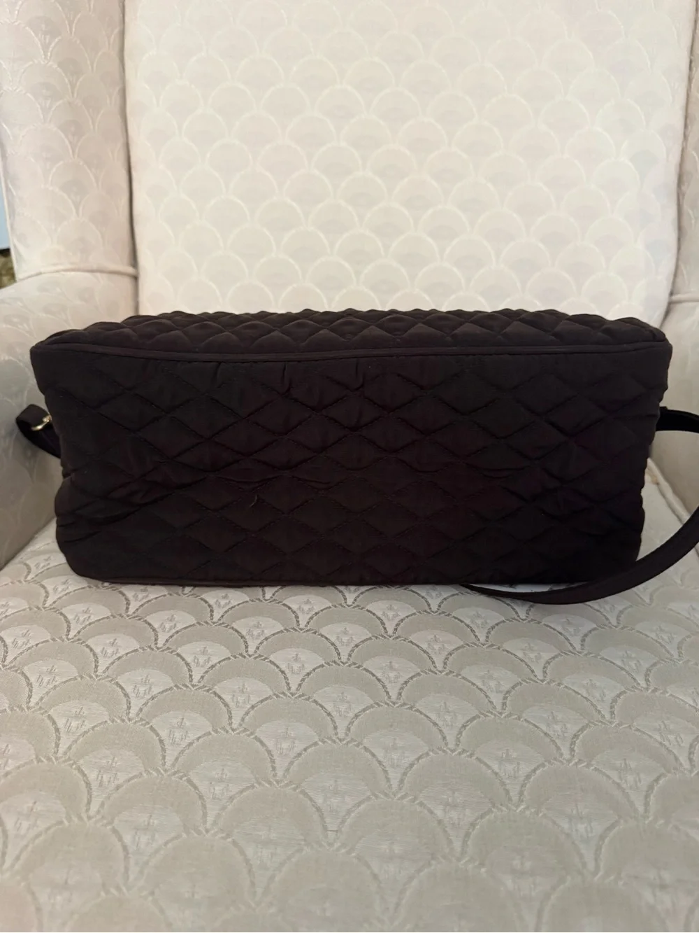 Vera Bradley Boston Bag Expresso Quilted Brown Satchel shoulder bag NWT